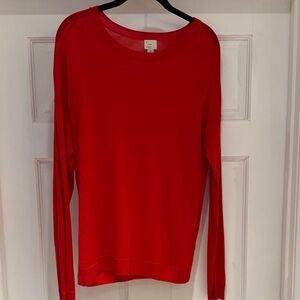 a new day Bright Red Knit Top